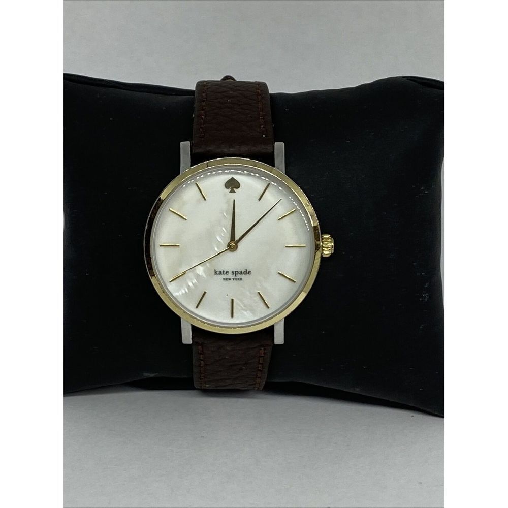 Kate Spade New York 0005 Women's Brown Leather Analog Dial Quartz Watch XX558